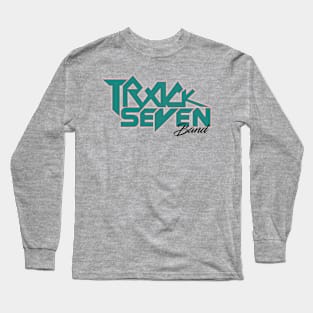 Green and Pastel Track Seven Band Logo Long Sleeve T-Shirt